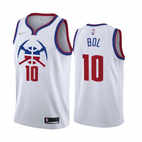 Nuggets White Denver Nuggets #10 Jersey - Basketball Jersey