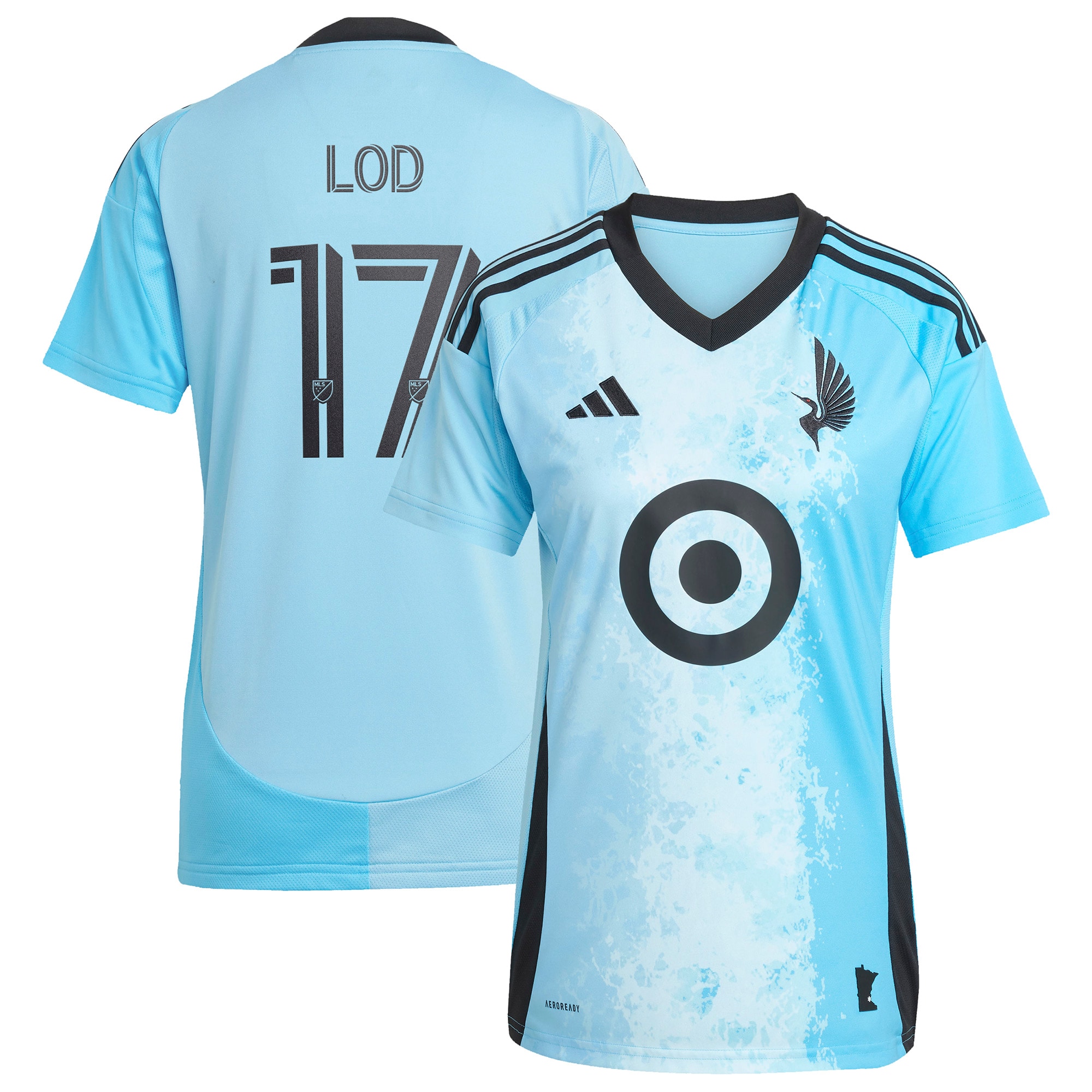 [SJH] Robin Lod Minnesota United FC Women's 2025 CONVERGENCE Replica Player Jersey - Blue