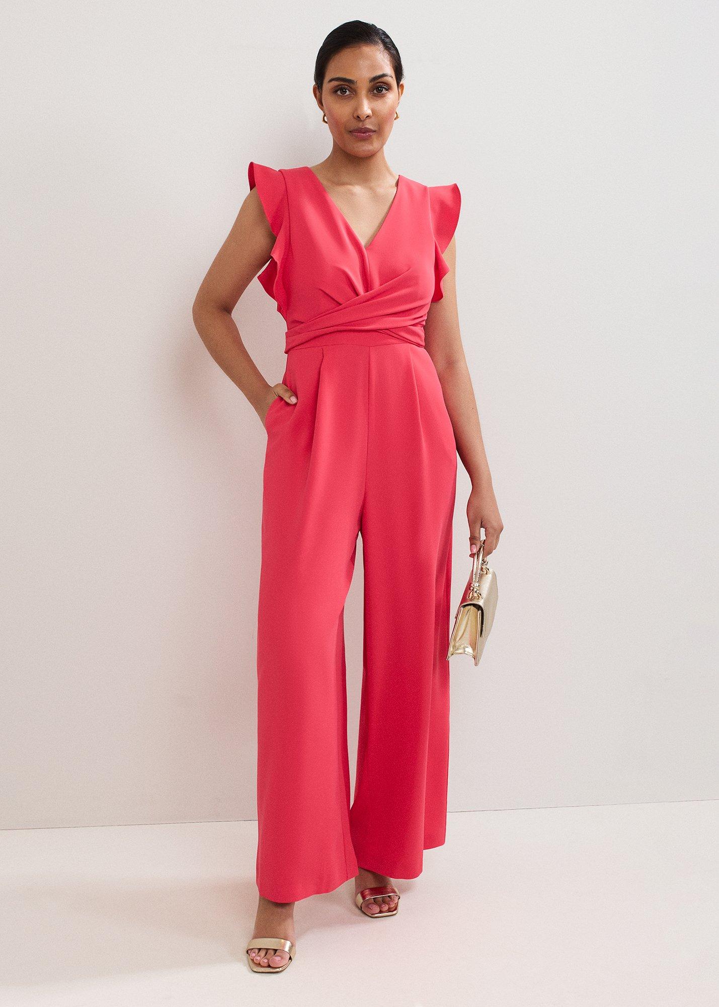 Petite Ayla Ruffle Jumpsuit