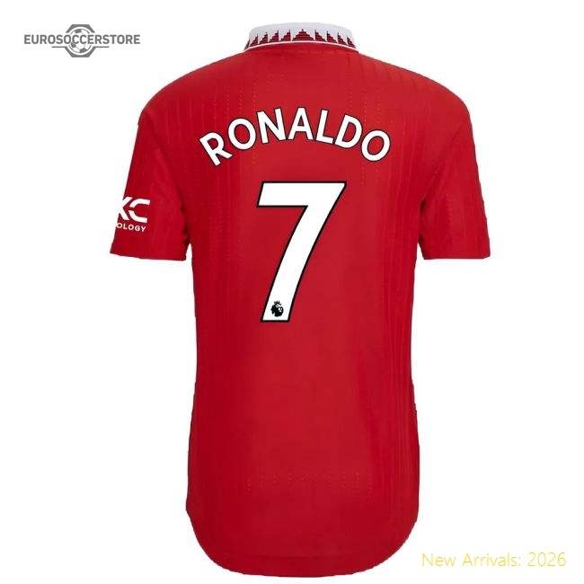 Premium Premier League Team Home Ronaldo Jersey 2022-2023 Durable