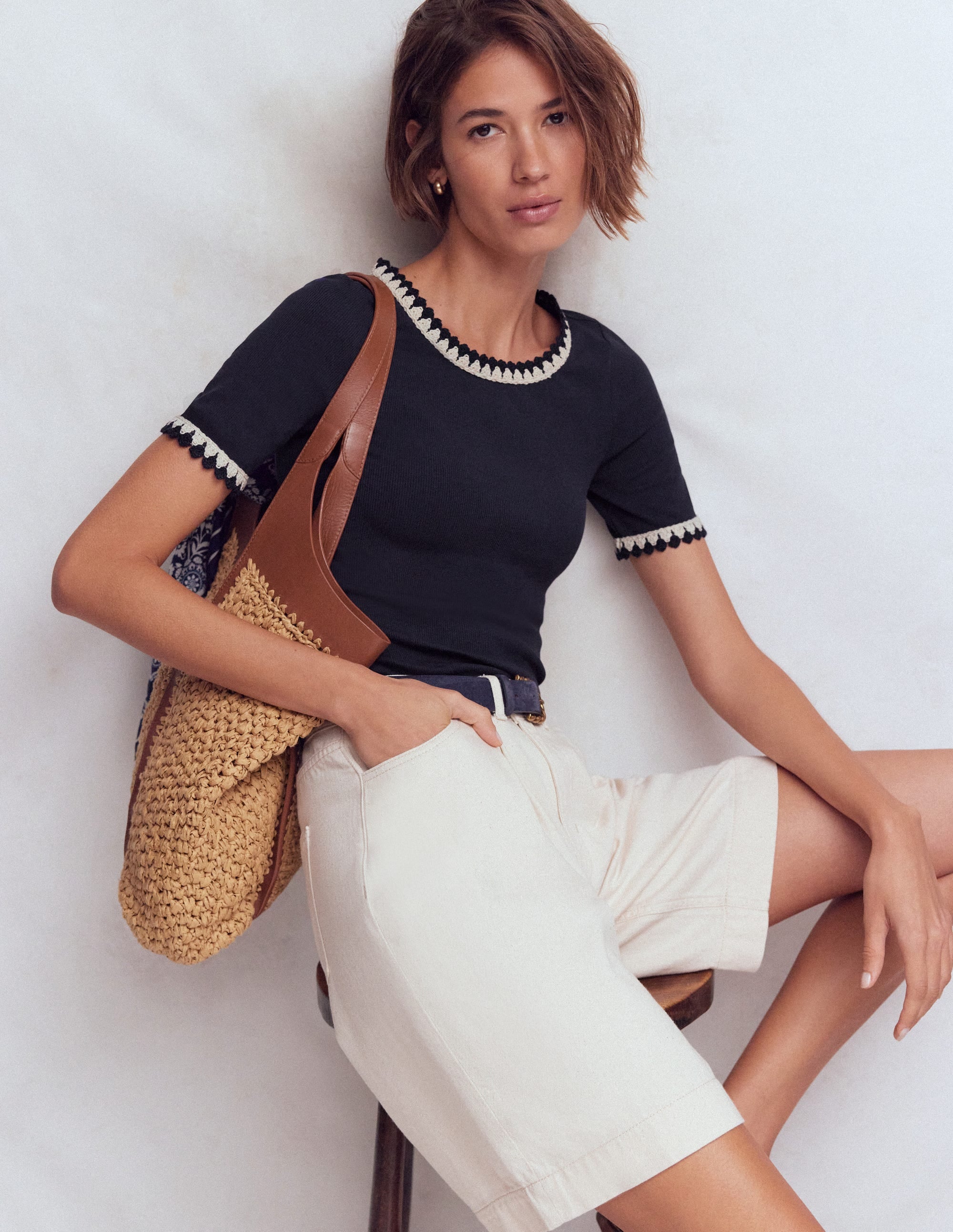 Maddie Trim Detail T-Shirt