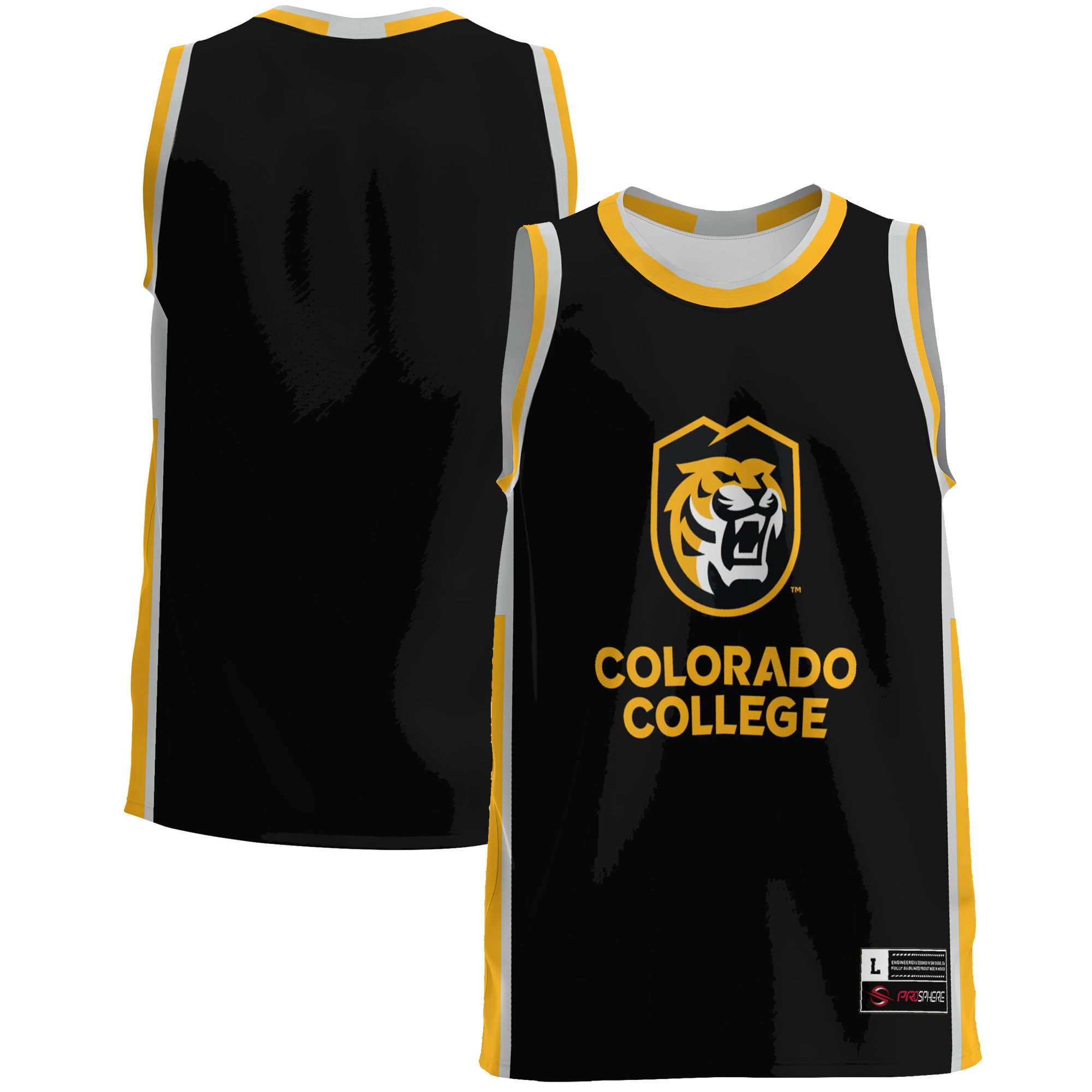 [NJP] Colorado College Tigers GameDay Greats Lightweight Basketball Jersey - Gold