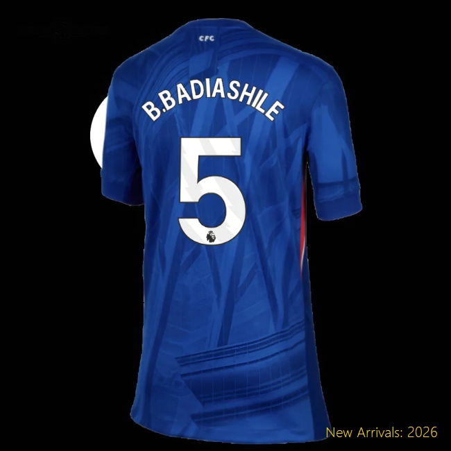 2025-2026 Chelsea Kids Premium B.badiashile Jersey Dri-fit