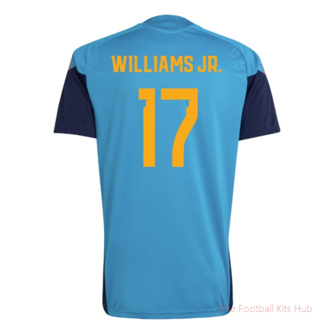 [LK] 2026/27 Spain Training Jersey (Bold Aqua) (Williams Jr. 17)
