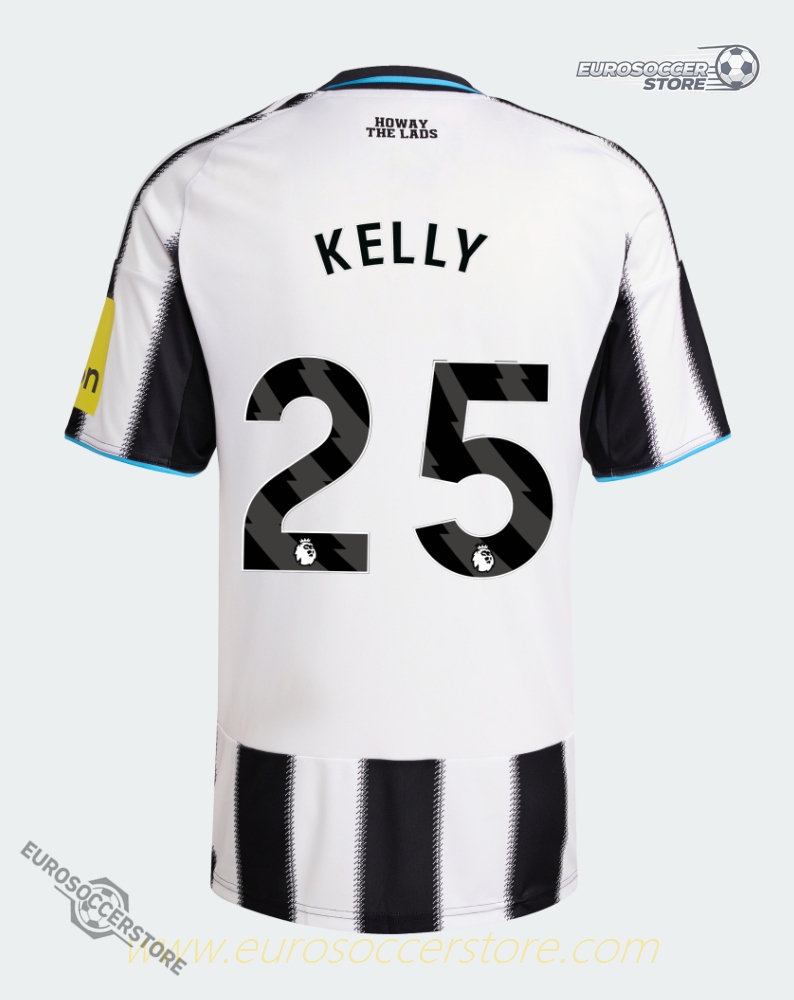 Newcastle United Home KELLY 25 Football Jersey 2025-26 Season