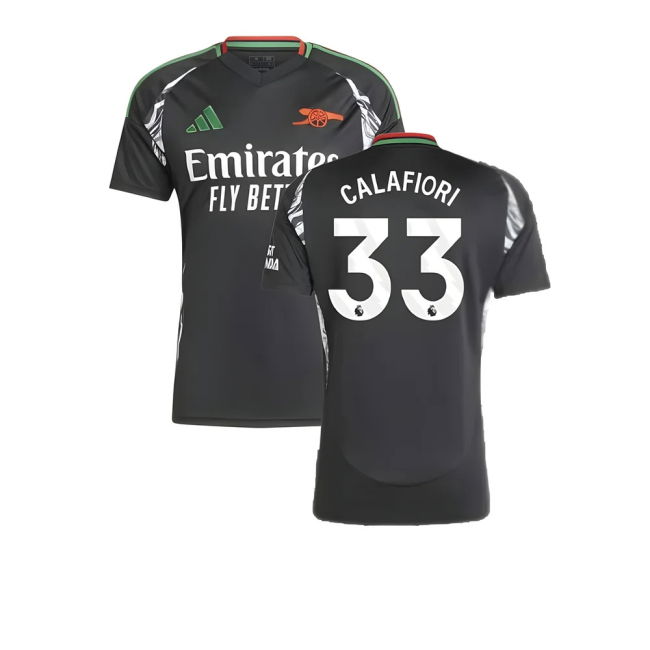 Calafiori 33 Arsenal Starting XI High Performance Away Pro Shirt
