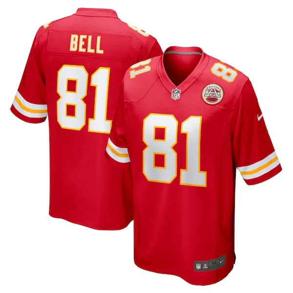 Durable KC Chiefs Game Jersey - Red | NFL Fan Apparel | NFL Football