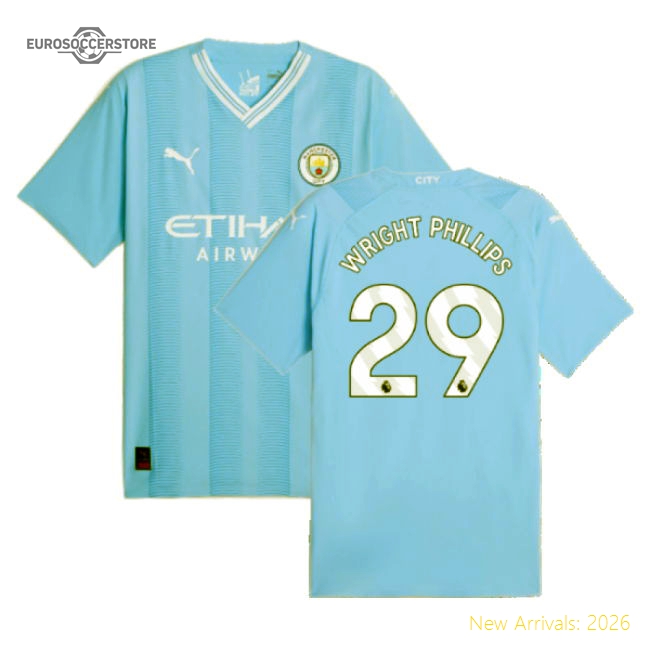 2023-2024 City Man Home Football Jersey (Wright Phillips 29)