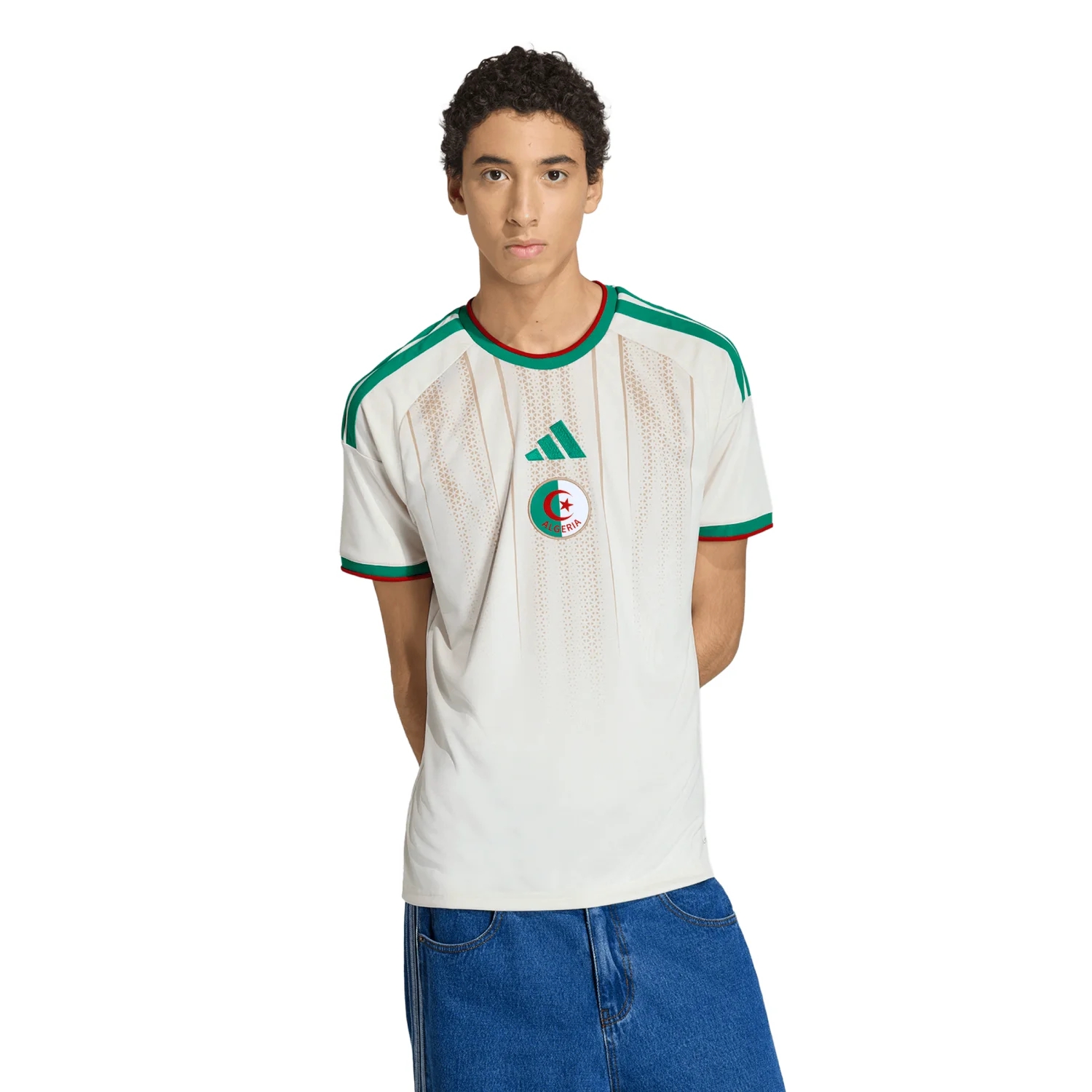 Algeria 2026 Home Jersey - Men's | Slim Fit Climacool+ Football Shirt Landscape Inspired Design
