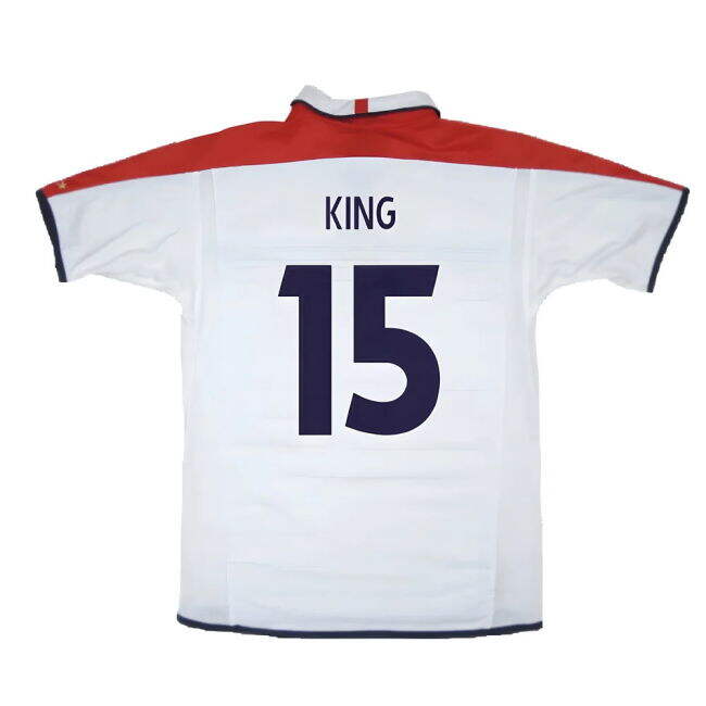 Cheap England 2003-05 Home Shirt ((Very Good) L) (King 15) Online Store
