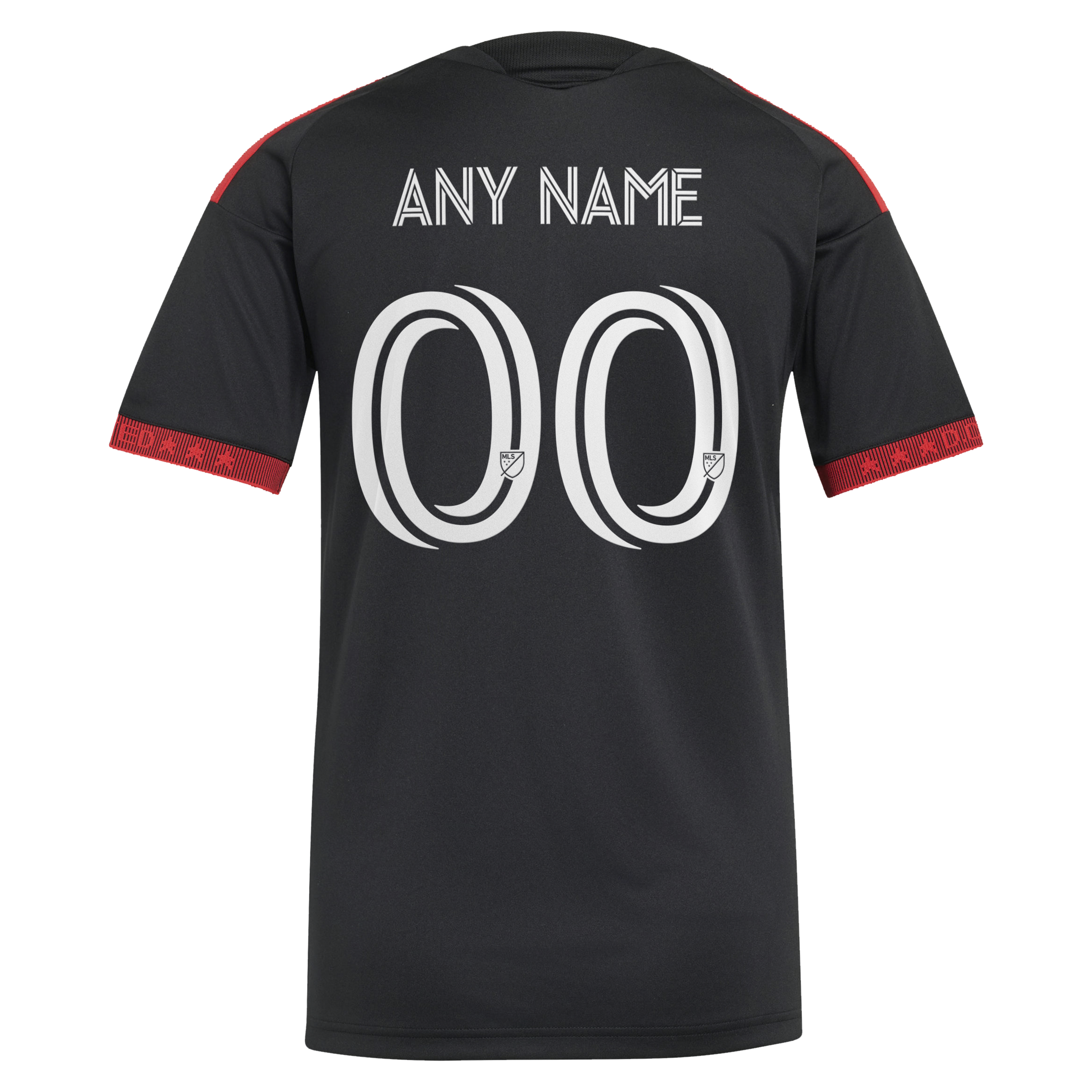 [JED] D.C. United Women's 2026 Black-and-Red Kit Replica Custom Jersey - Black