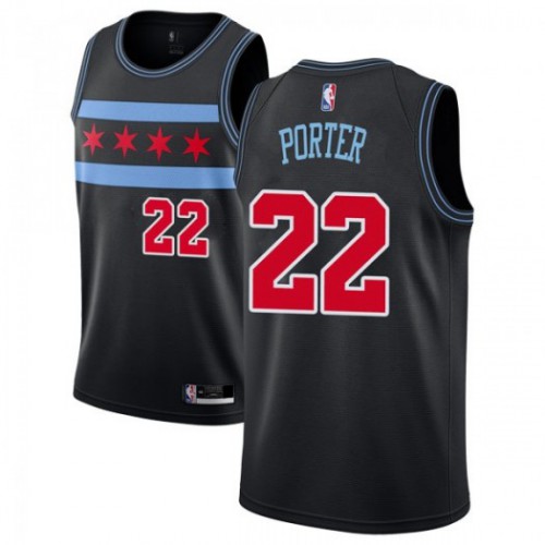 Black POR Chicago Bulls #22 Nike Swingman Jersey Basketball Jersey