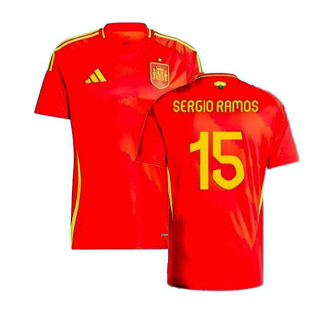 Updated Spain Home Game Jersey 2024-2025 (2)
