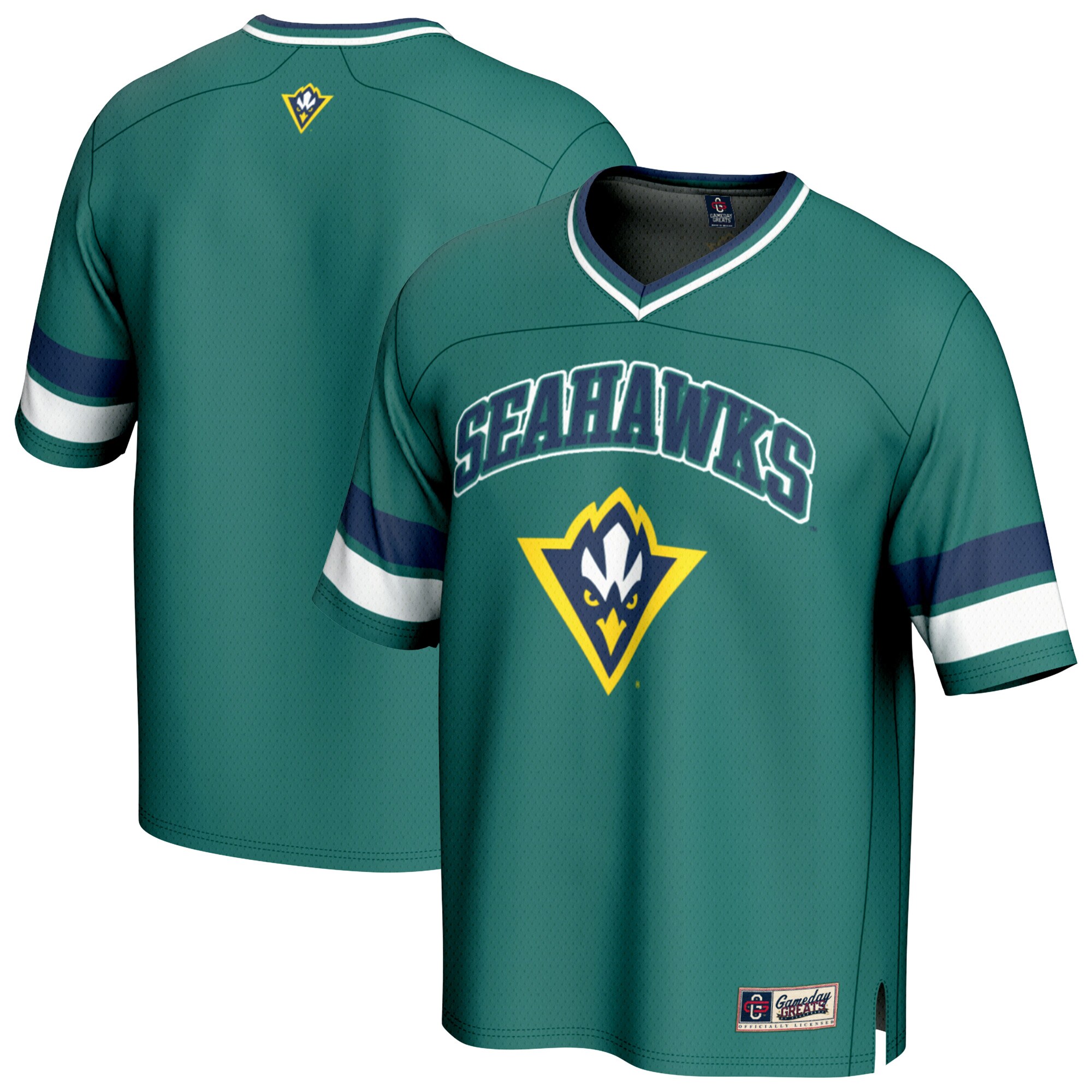 UNC Wilmington Seahawks GameDay Greats Youth Football Jersey - Teal