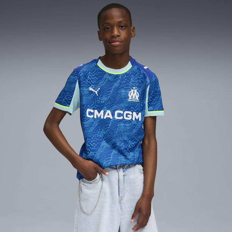 Marseille 3rd Shirt 2025/26 Kids For Algeria Football Fans