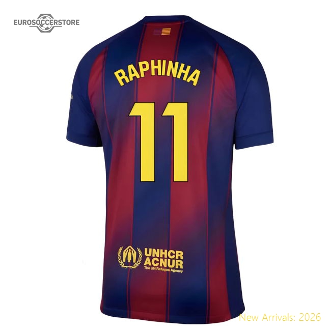 Excellent 2025-2026 Blaugrana Main Jersey (raphinha 11)