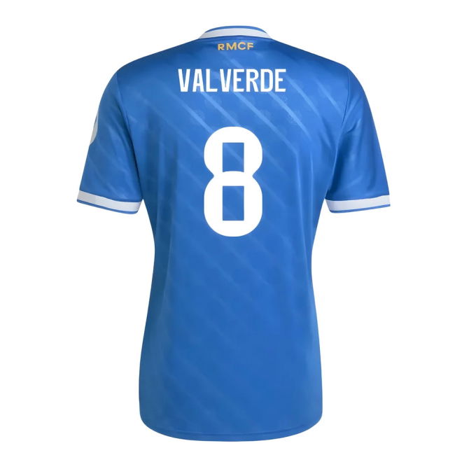 Valverde 8 Supporter Grade Real Madrid Third Supporter Shirt (Adults)