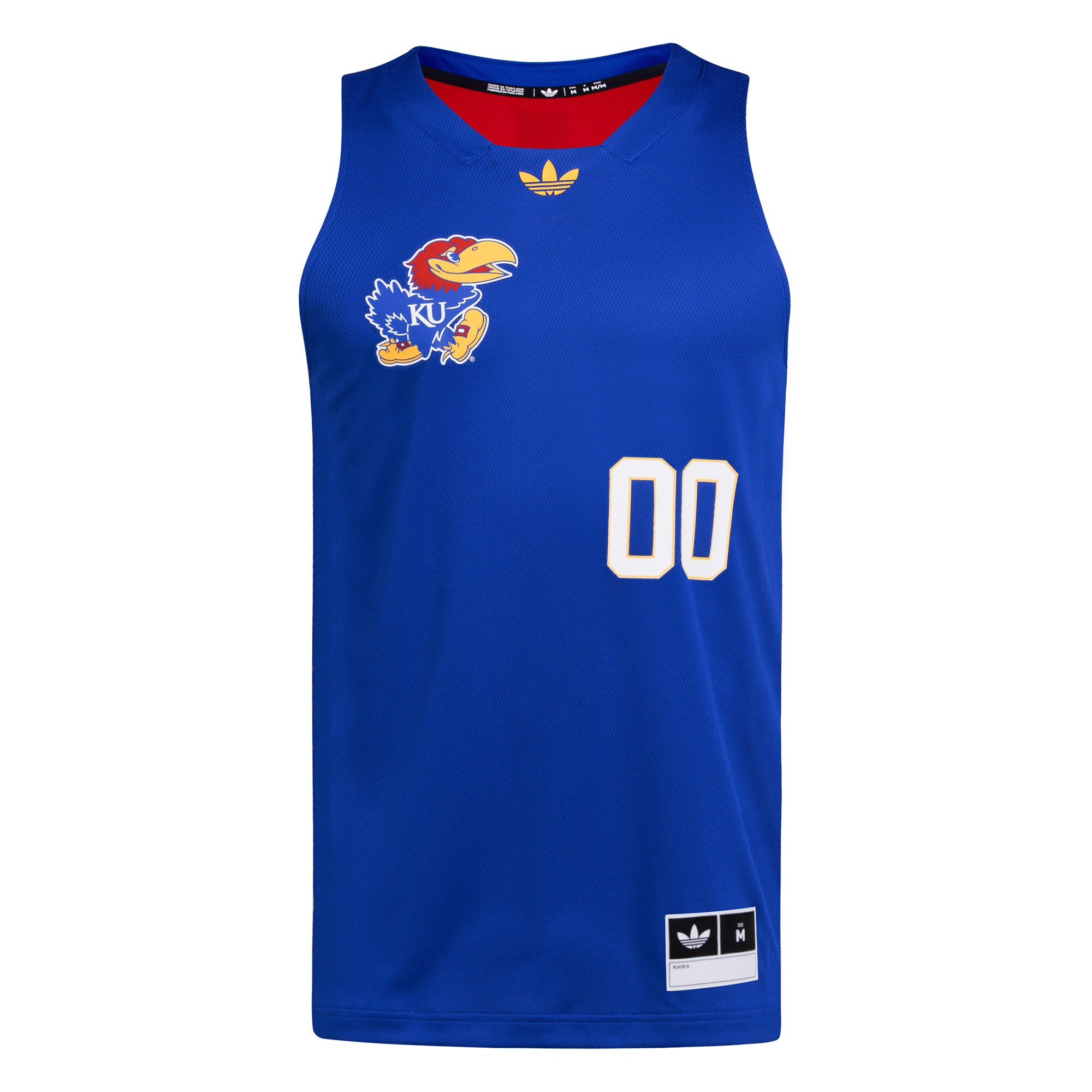 [DDG] Kansas Jayhawks Black History Month Basketball Jersey - Royal/Red