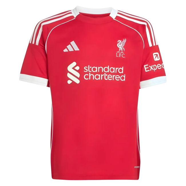 Liverpool 2025-2026 Home Shirt - (Kids