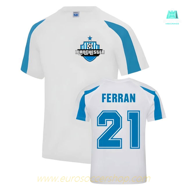 Ferran Torres Man City Sports Training Jersey (White)