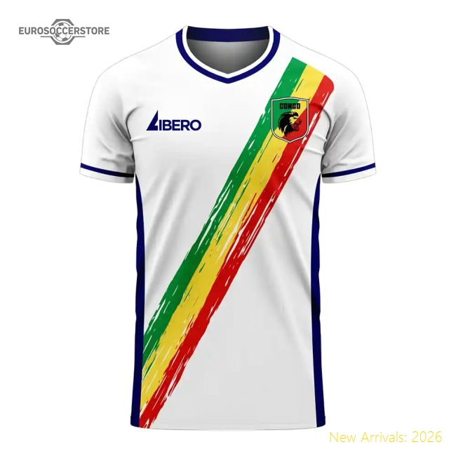 Elite Dr Congo 20252026 Away Kit Classic Retro Moisturewicking