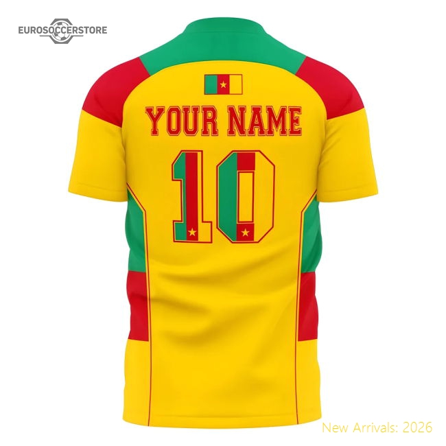 Cameroon 2022 Home Jersey Shirt Football Fan Apparel Match Day Game Day Apparel