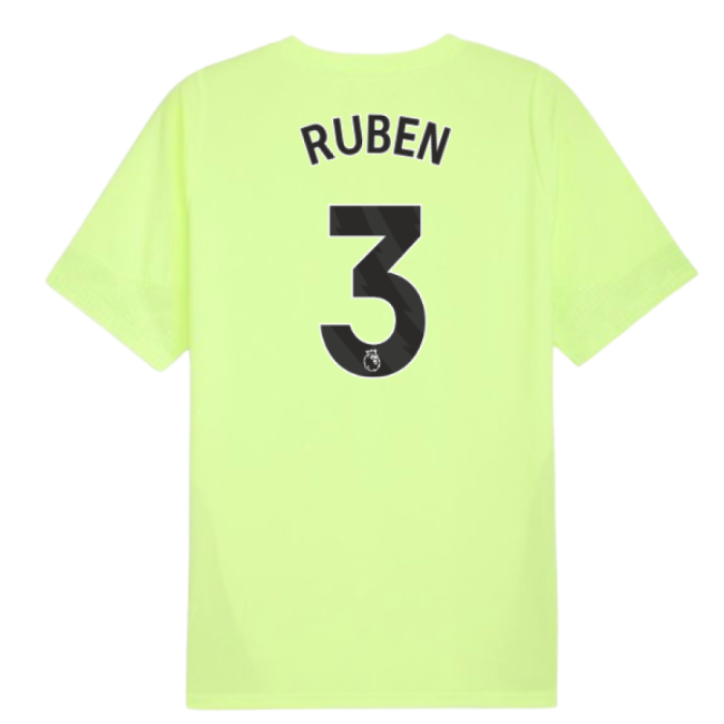 2025-2026 Man City Training Jersey (Fizzy Apple) (Ruben 3) (Match Day)