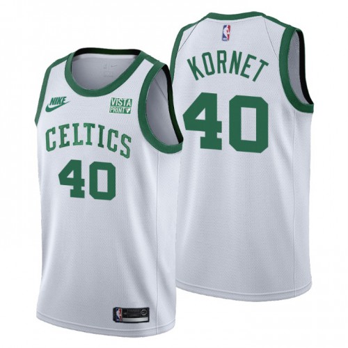 Boston Boston Celtics #40 Luke Kornet Womens Nike Releases Classic Edition NBA 75th Anniversary Jersey White Womens