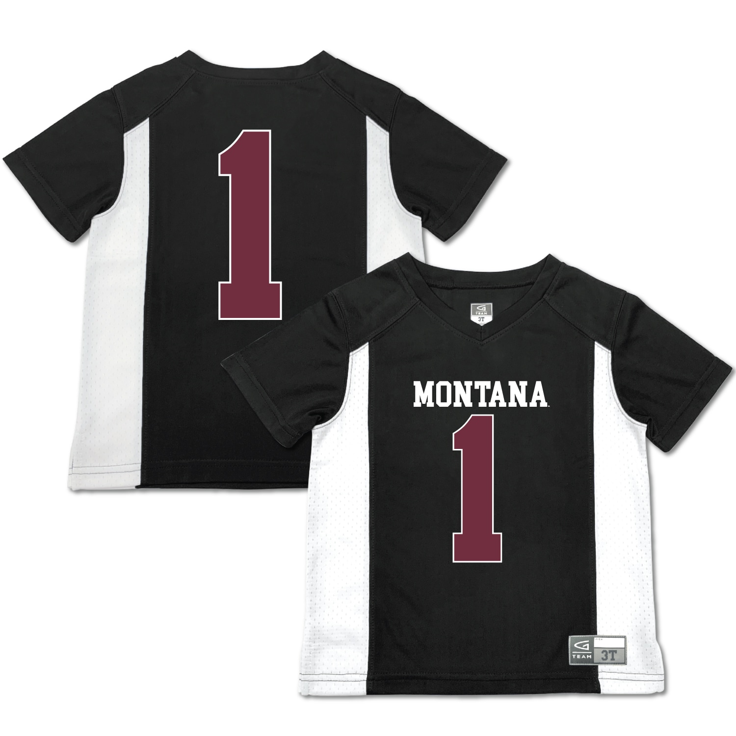 [NJP] Montana Grizzlies Garb Toddler Football Jersey - Black