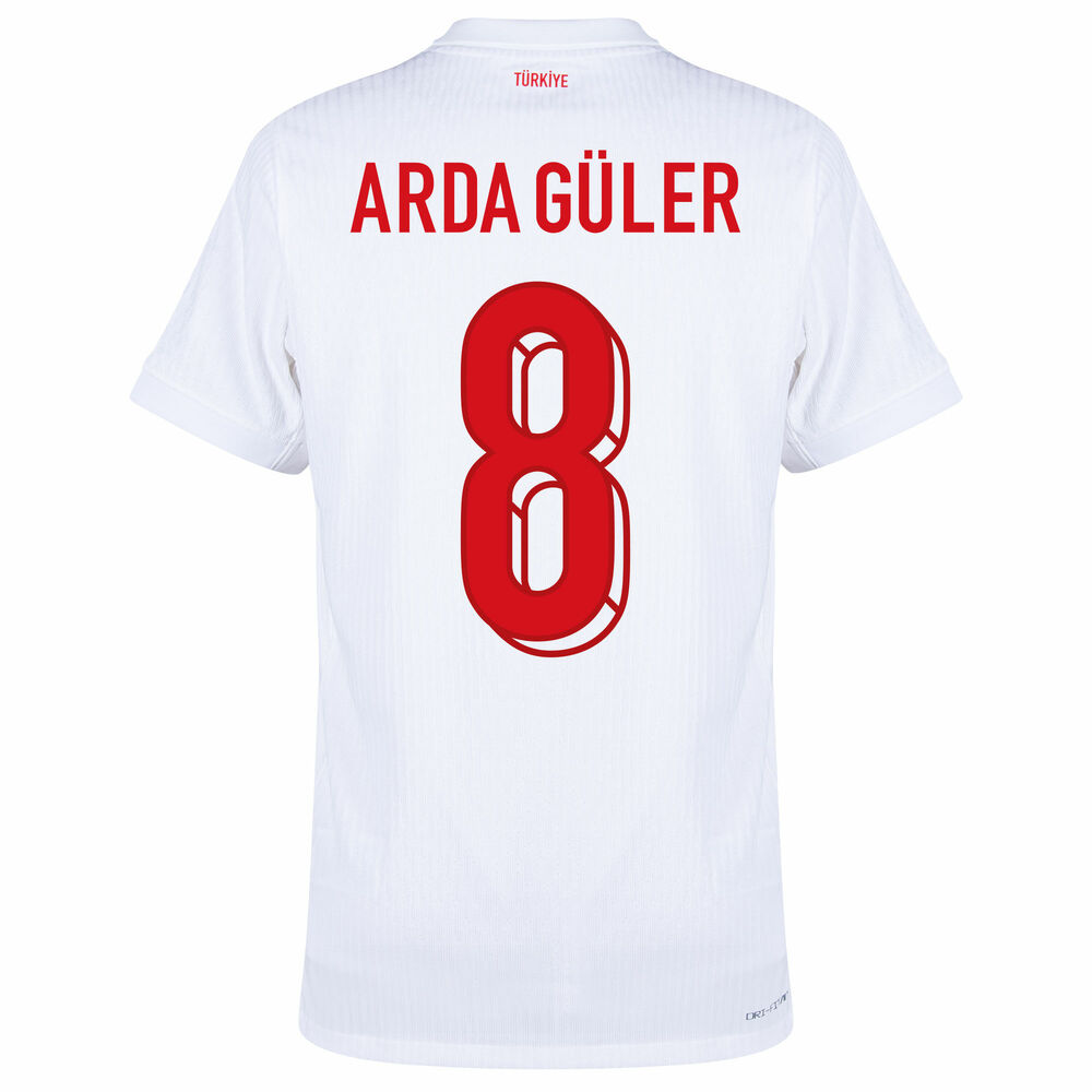 Türkiye Home Soccer Shirt 2024-2025 Edition Season Arda Guler