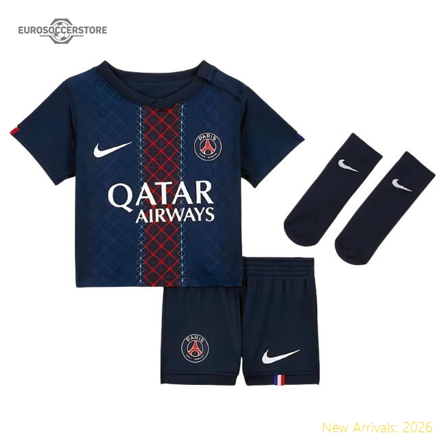 Authentic Official 2025-2026 Psg Home Baby Kit (Ginola 11)