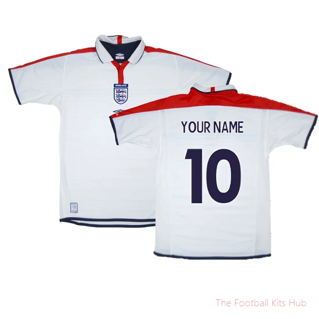 England 2003-05 Home Shirt (XL) (Very Good) (Your Name)