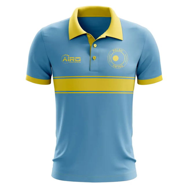 Jersey Palau Concept Stripe Polo Shirt (Sky) Championship