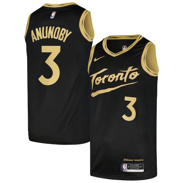 OG Anunoby TOR Swingman Jersey - authentic fashionable - Black