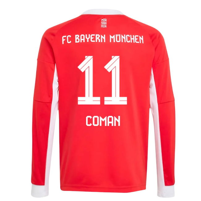 2025-2026 Bayern Munich Home Economic Shirt - Kids (Coman 11)