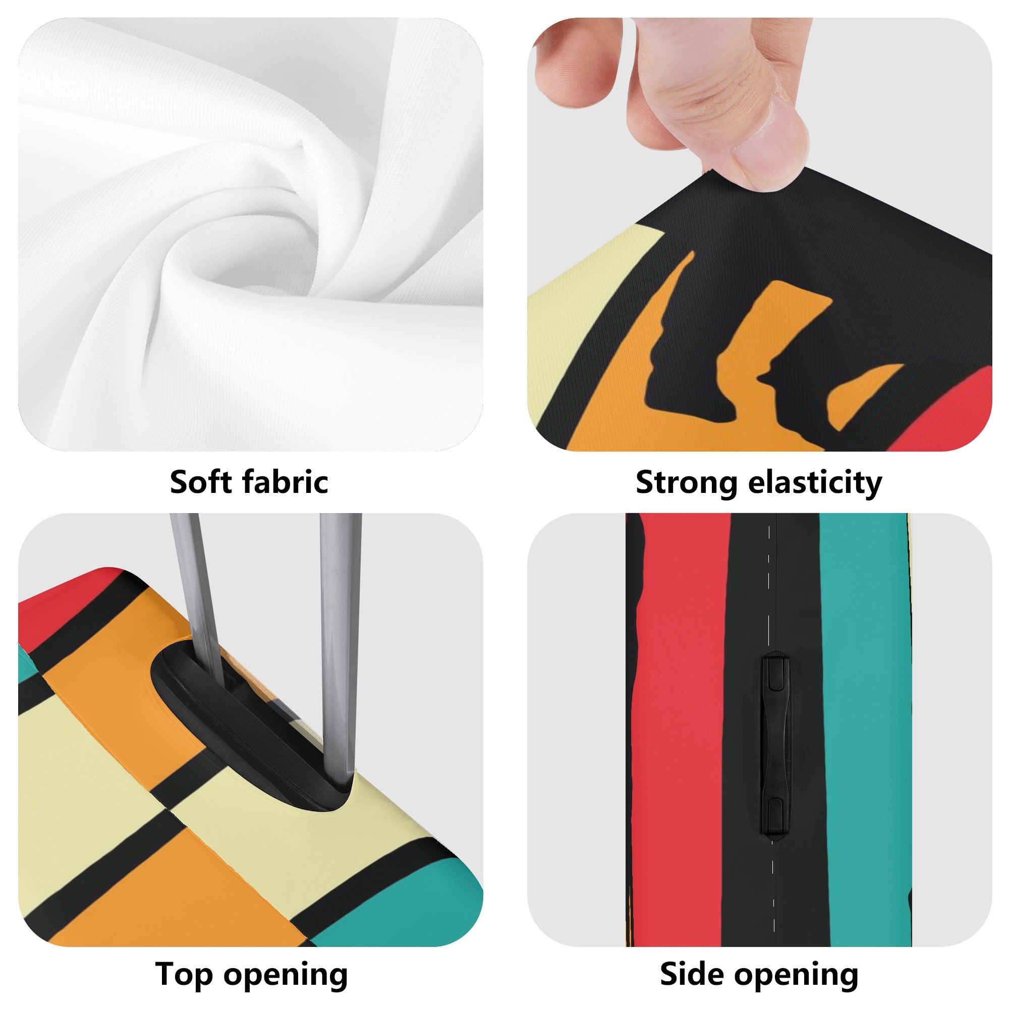 Culture-Inspired Durable Premium Pepe - Luggage Cover for Everyday Wear