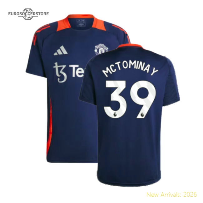 2024-2025 Man Utd Training Jersey (Night Indigo) (Mctominay 39)