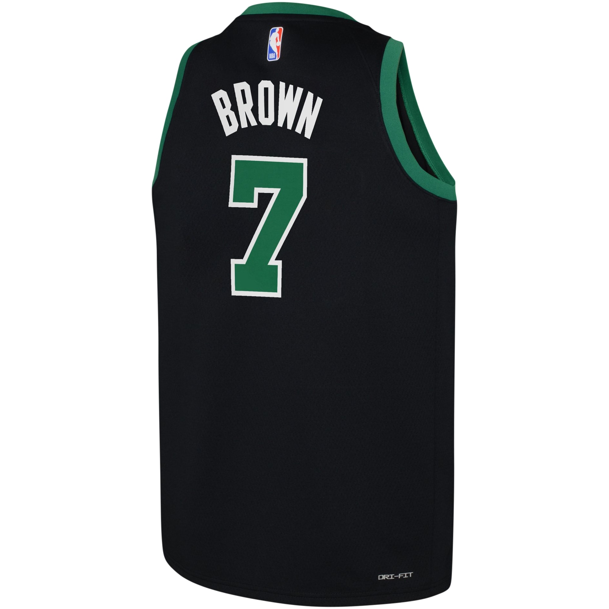 [ESK] Jaylen Brown #7 Boston Celtics Youth Swingman Jersey - Statement Edition - Black