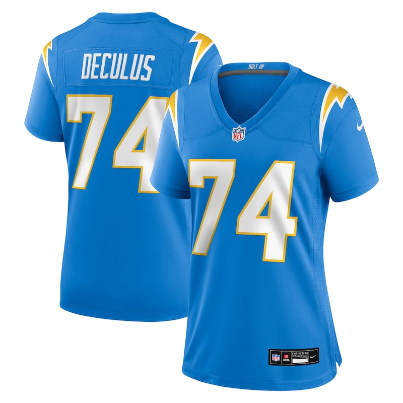 None Austin Deculus LA Chargers Classic High-Quality Jersey for NFL Fa