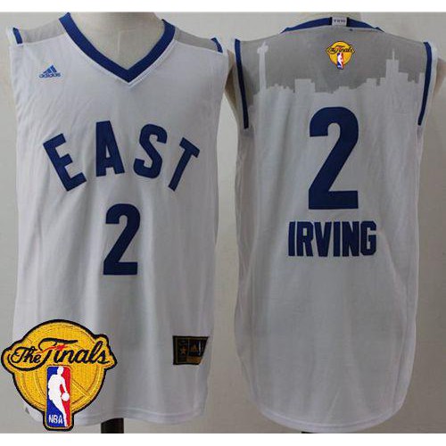 White K. Irving #2 NBA Jersey Game Day Wear NBA Fan Apparel Basketball Jersey
