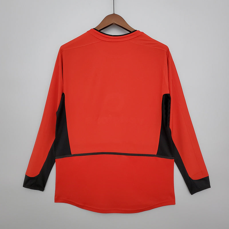 2002-2004 Man United Home long sleeve retro shirt