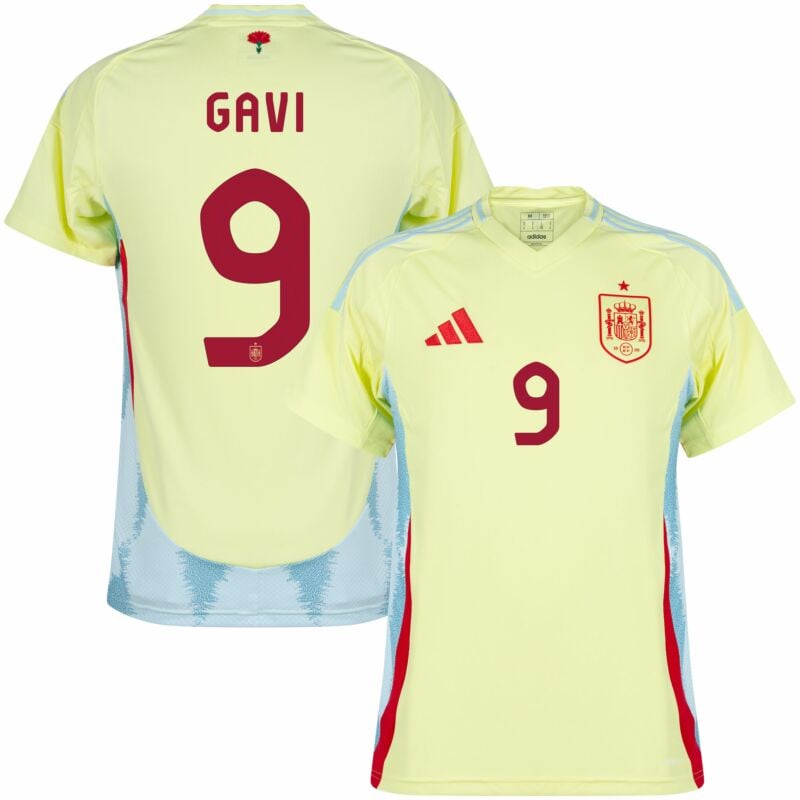 Spain Away Team Soccer Shirt 2024-2025 Edition Season Gavi