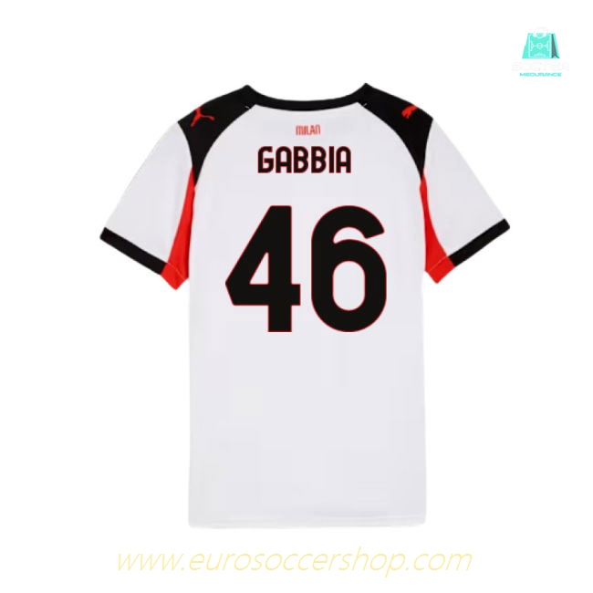 2025-2026 AC Milan Away Shirt (Kids) (Gabbia 46)