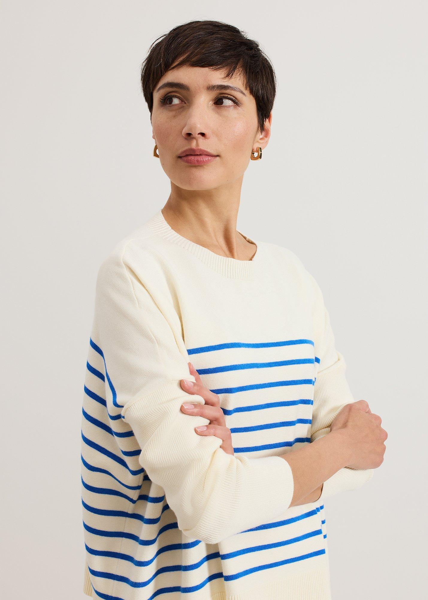 Sadie Stripe Boxy Jumper