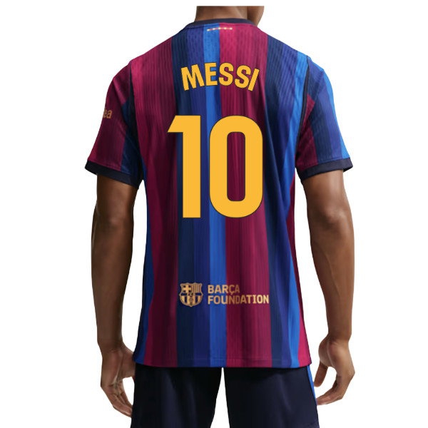 [FJH] 2026-2027 Barcelona Authentic Aero-Fit Match Home Shirt (Messi 10)