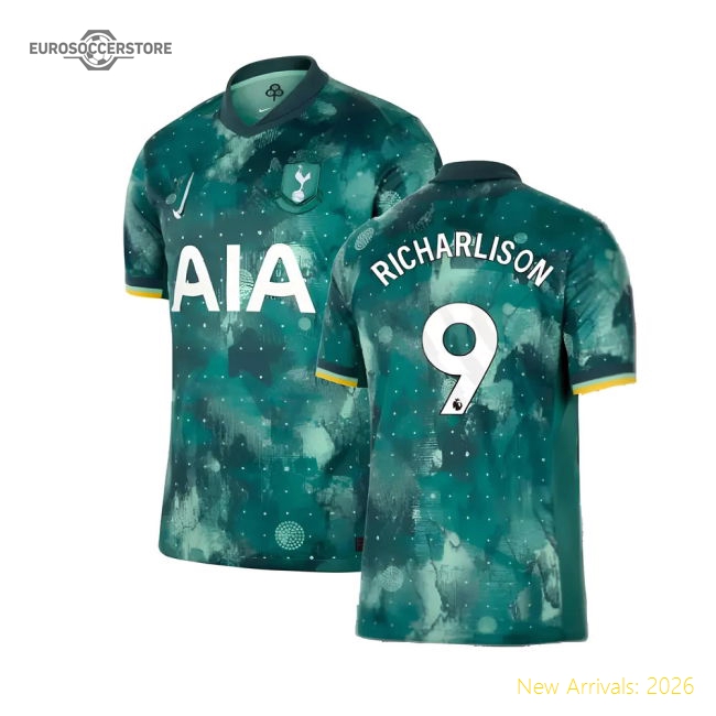Premium 2024-2025 Tottenham Hotspur Third Shirt (richarlison 9)