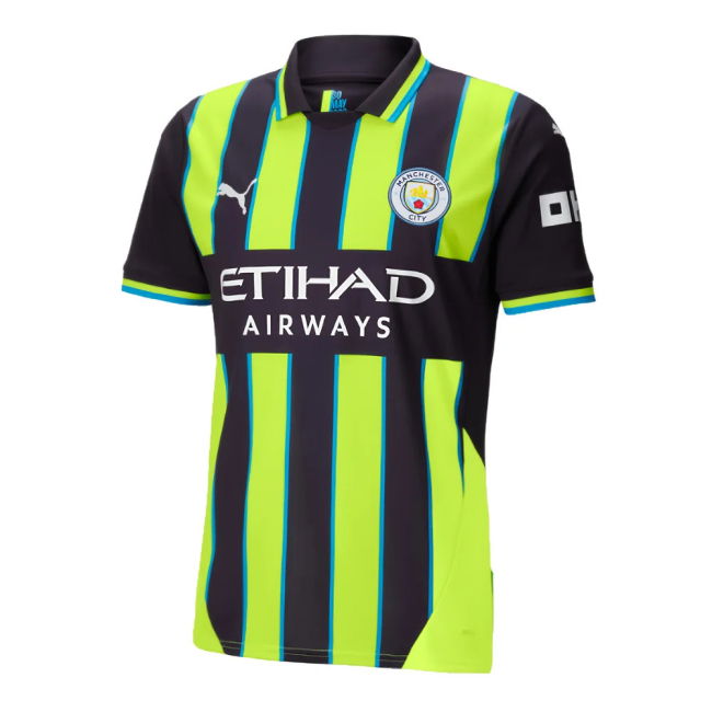 Man City Away Football Jersey 2024-20 De Bruyne 17 M S