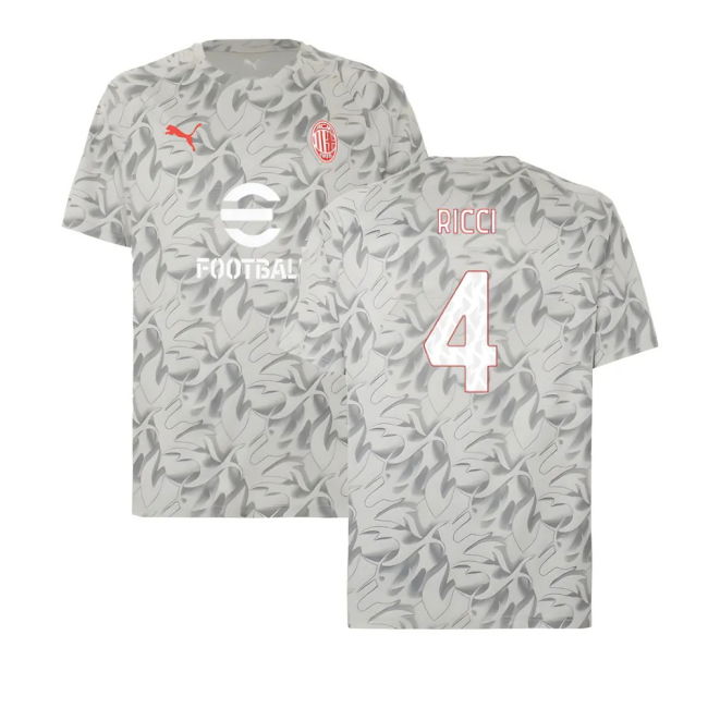 2025-2026 AC Milan Jersey (Smokey Gray) Antibacterial Reinforced Seams