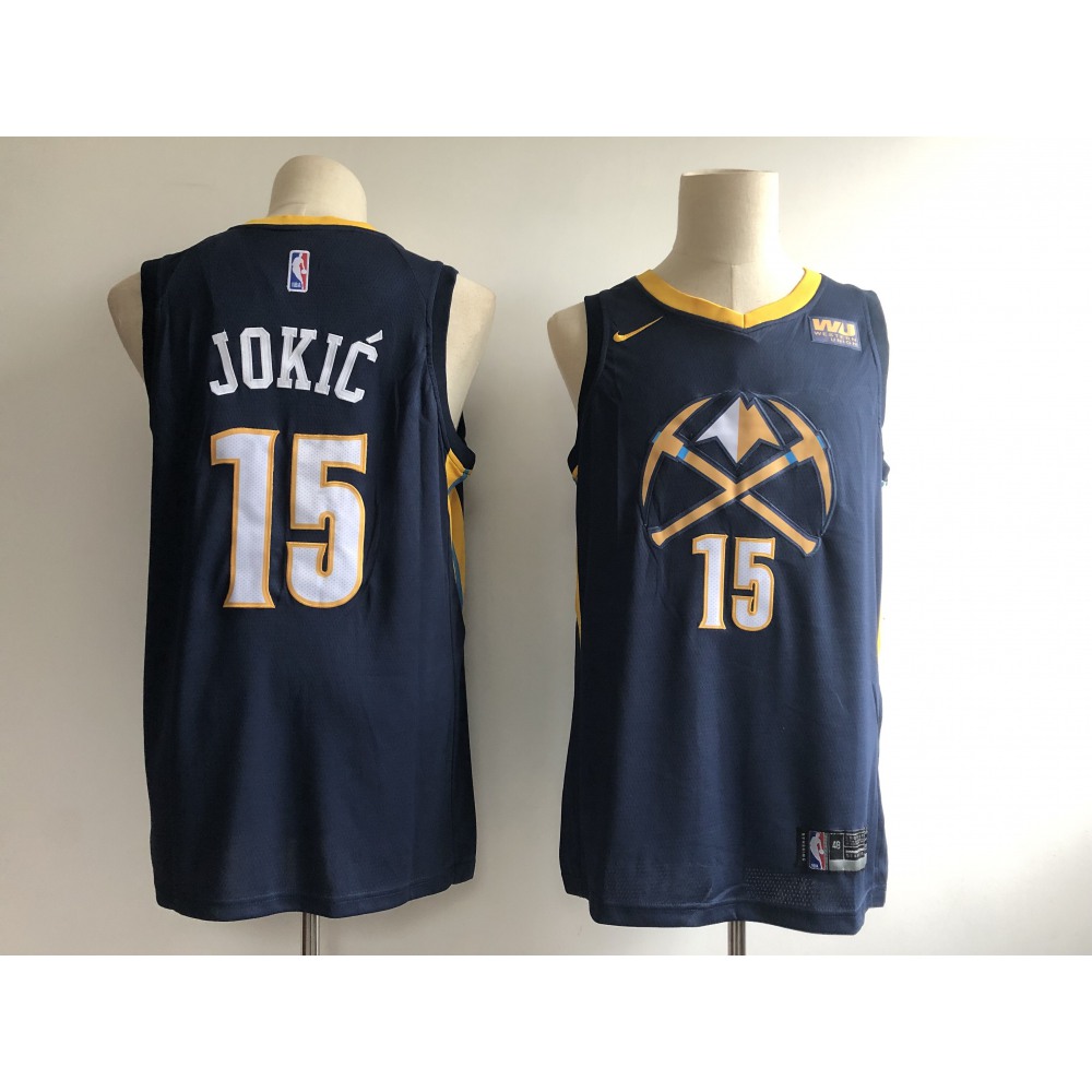 Nikola Jokic15 Denver Nuggets Jersey Navy - City Edition - NBA Collection
