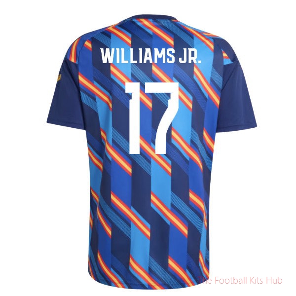 Pro Spain 2026-2027 Home Pre-Match Shirt (Williams Jr. 17)